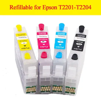 GN Refillable ink cartridge T2201XL-T2204XL for Epson Stylus WF-2630 WF-2650 WF-2660 XP-320 XP-420 XP-42 printer with chip
GN Refillable ink cartridge T2201XL-T2204XL for Epson Stylus WF-2630 WF-2650 WF-2660 XP-320 XP-420 XP-42 printer with chip