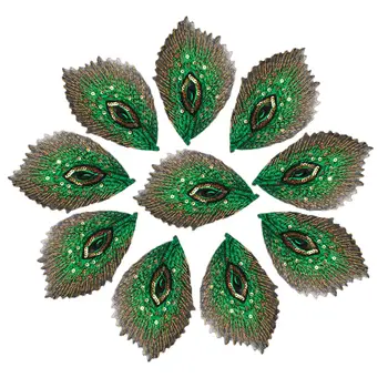 10PCS Green Peacock Feathers Phoenix Sequined Mesh Embroidered Sew Iron On Patches Badges For Dress DIY Appliques Decoration
10PCS Green Peacock Feathers Phoenix Sequined Mesh Embroidered Sew Iron On Patches Badges For Dress DIY Appliques Decoration