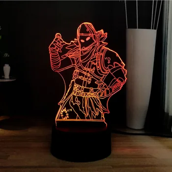 Hot Sale Game Of Fort Night Series Figure 3D Cool Raven 7 Color Change Dec Atmosphere Illusion RGB Table Light Kid Holiday Gift
Hot Sale Game Of Fort Night Series Figure 3D Cool Raven 7 Color Change Dec Atmosphere Illusion RGB Table Light Kid Holiday Gift