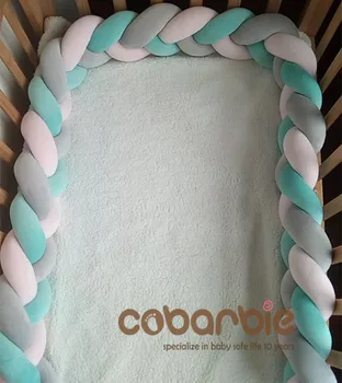160 cm Baby Braided Crib Bumpers Knot Pillow Cushion,Nursery bedding,cot room dector
160 cm Baby Braided Crib Bumpers Knot Pillow Cushion,Nursery bedding,cot room dector