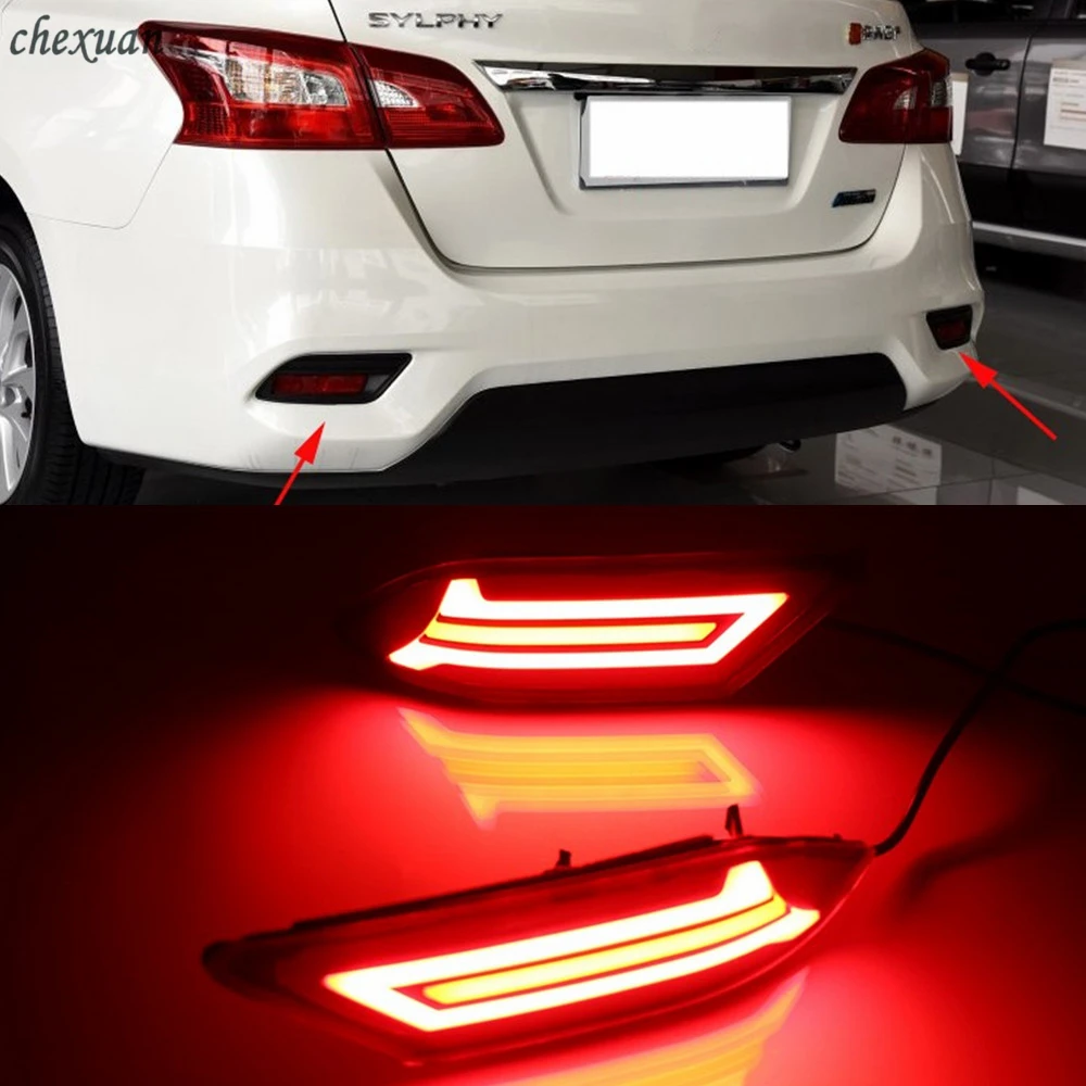 CSCSNL 1 Set For Nissan Sentra Sylphy 2016 2017 Car LED Bumper Rear Light Brake Lamp Back Fog Light warning Reflector light
CSCSNL 1 Set For Nissan Sentra Sylphy 2016 2017 Car LED Bumper Rear Light Brake Lamp Back Fog Light warning Reflector light