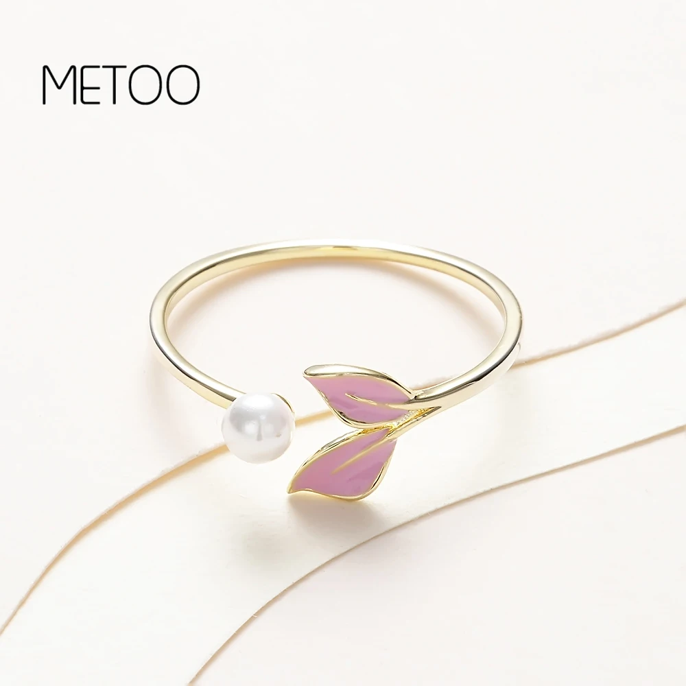 METOO New Fashion Classic Gold Color Mermaid Tail Cuff Rings Imitation Pearls Ring for Woman Girl Teens Romantic Ring Party Gift
METOO New Fashion Classic Gold Color Mermaid Tail Cuff Rings Imitation Pearls Ring for Woman Girl Teens Romantic Ring Party Gift