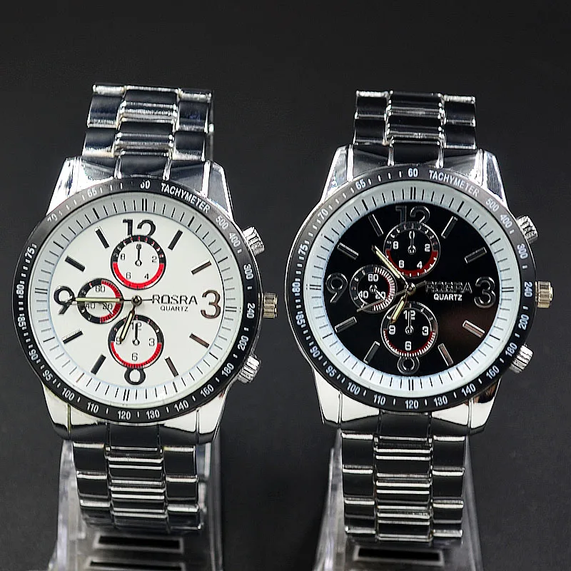 Fashion Wrist Watch Men's 3 Dials style Round metal Alloy band quartz Watches 8805
Fashion Wrist Watch Men's 3 Dials style Round metal Alloy band quartz Watches 8805