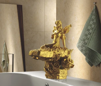 Free ship GOLD Finish Bathroom Sink beauty Faucet single hole artistic basin faucet luxurious FAUCET tap
Free ship GOLD Finish Bathroom Sink beauty Faucet single hole artistic basin faucet luxurious FAUCET tap