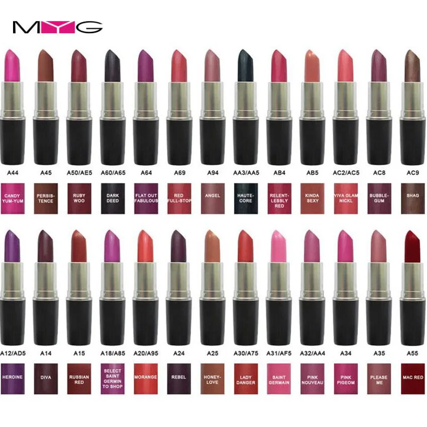 High Quality New Pure Matte Lipstick Long Lasting Ruby Woo Honey love Angel Red lip stick Aluminum tube @@!! 33 Color Choose
High Quality New Pure Matte Lipstick Long Lasting Ruby Woo Honey love Angel Red lip stick Aluminum tube @@!! 33 Color Choose