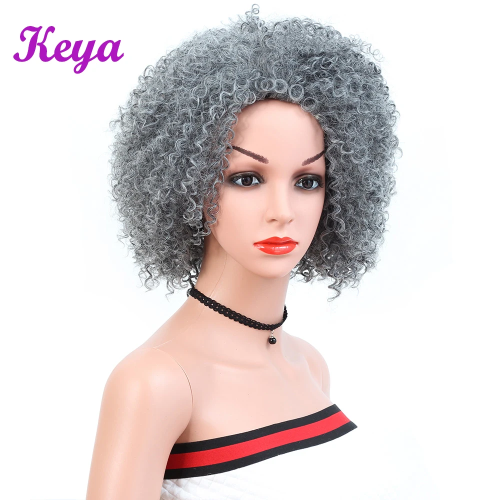 6 Inch Afro Kinky Curly Wig for Black Women Short Bob Wig Pure Grey Color High Temperature Fiber Synthetic Braiding Wigs
6 Inch Afro Kinky Curly Wig for Black Women Short Bob Wig Pure Grey Color High Temperature Fiber Synthetic Braiding Wigs