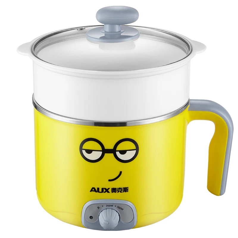 220V AUX Mini Electric Cooking Pot 1.5L Multifunctional Electric Noodle Cooker Machine For School Office AUX-12B22
220V AUX Mini Electric Cooking Pot 1.5L Multifunctional Electric Noodle Cooker Machine For School Office AUX-12B22