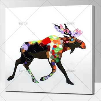 2017 large pop wall art 100% Hand Painted Modern abstract Animal bull Oil Painting on Canvas for Home Decor Wall art Picture
2017 large pop wall art 100% Hand Painted Modern abstract Animal bull Oil Painting on Canvas for Home Decor Wall art Picture