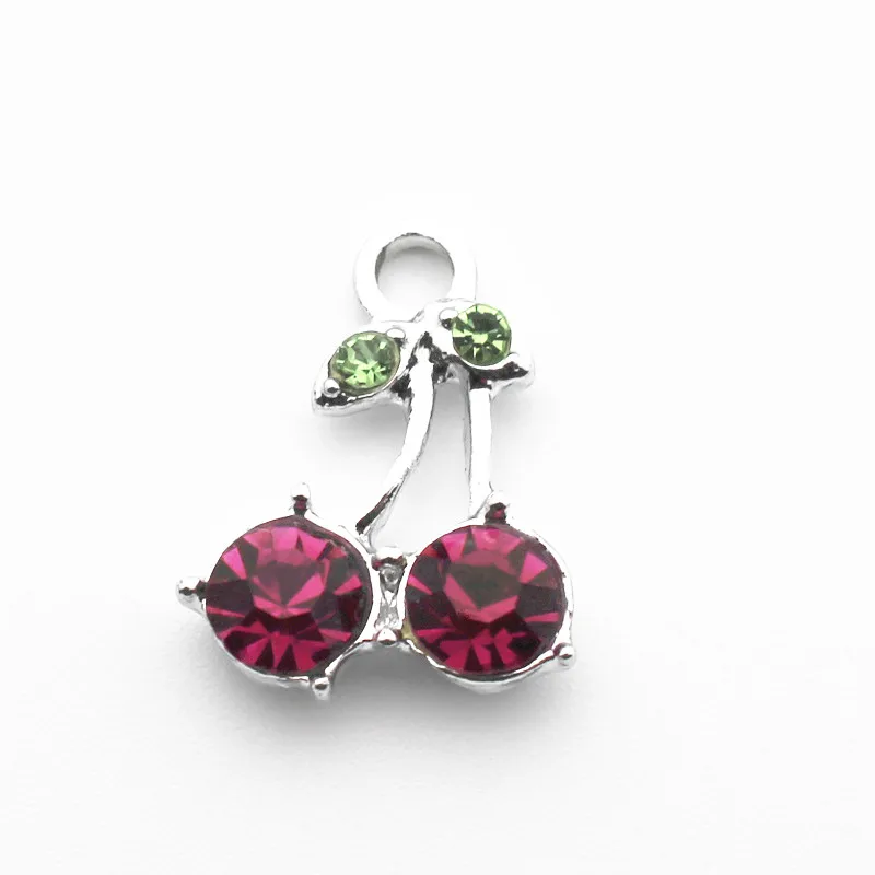 20pcs/lot crystal cherry dangle charms lobster clasp hanging charm for bracelet Necklace floating charms Pendant
20pcs/lot crystal cherry dangle charms lobster clasp hanging charm for bracelet Necklace floating charms Pendant