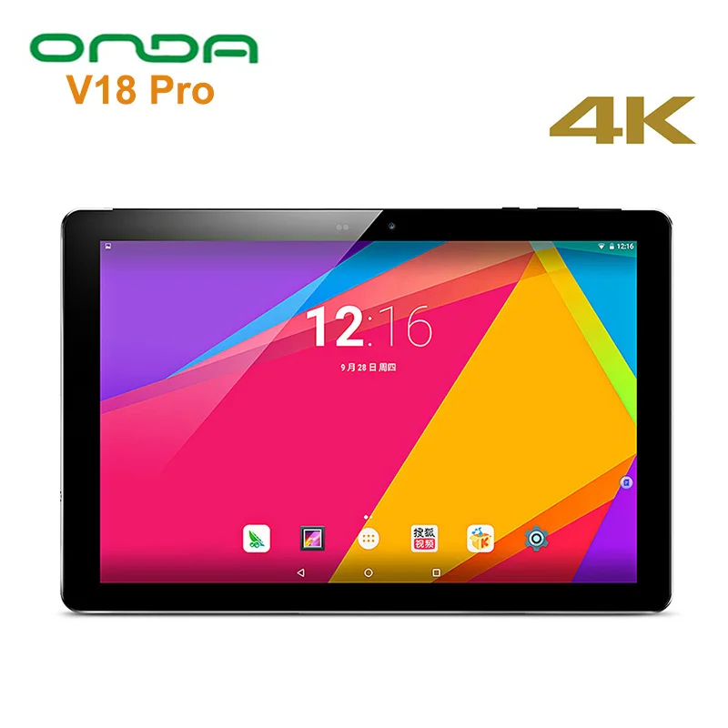 

Onda V18 Pro Tablet PC 10.1 Inch 2.5K Screen Android 7.1 Allwinner A63 Quad Core 1.8GHz 3GB RAM 32GB ROM 5MP Dual Camera Tablets