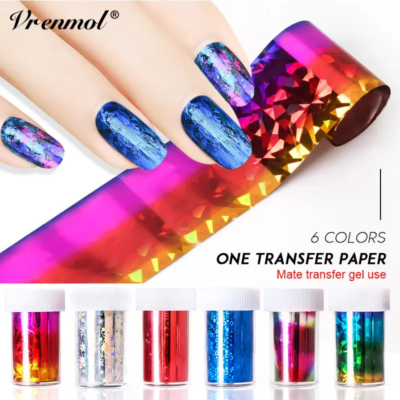 Vrenmol Charm Nail Folie Polish Stickers Metaal Kleur Starry Papier Manicure DIY Nail Art Transfer Sticker Decoratie
Vrenmol Charm Nail Folie Polish Stickers Metaal Kleur Starry Papier Manicure DIY Nail Art Transfer Sticker Decoratie