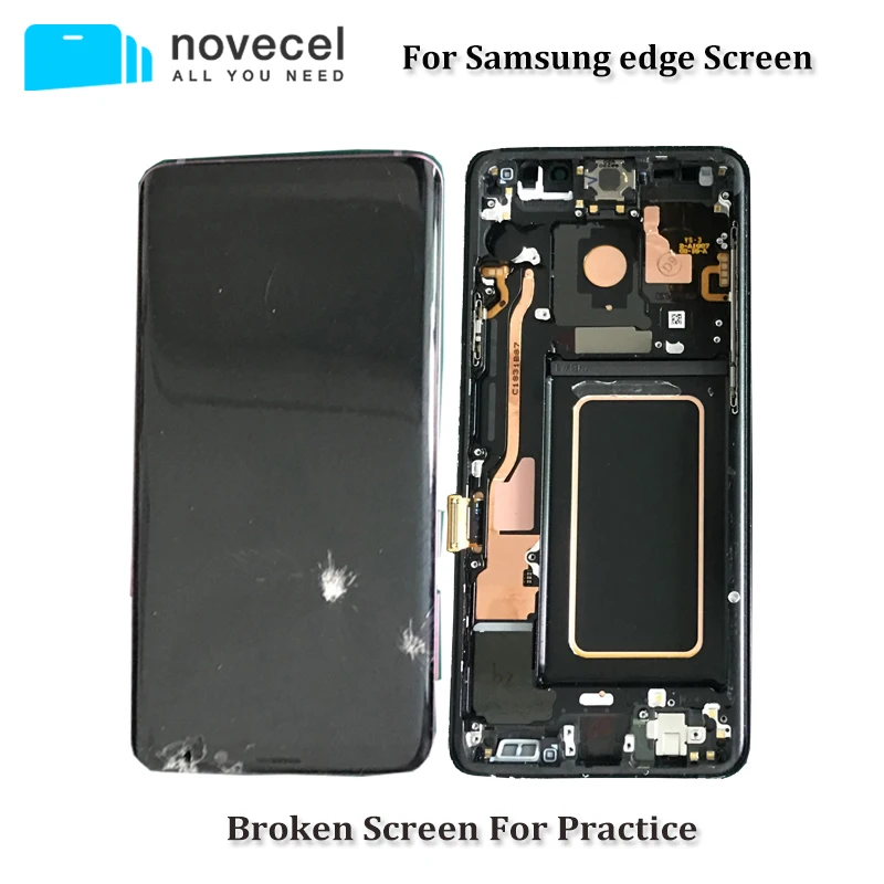 5 шт. дефектный ЖК экран с рамкой сборно для Samsung Galaxy S8 S9 S10 S20 plus Note 8 9 стеклянная