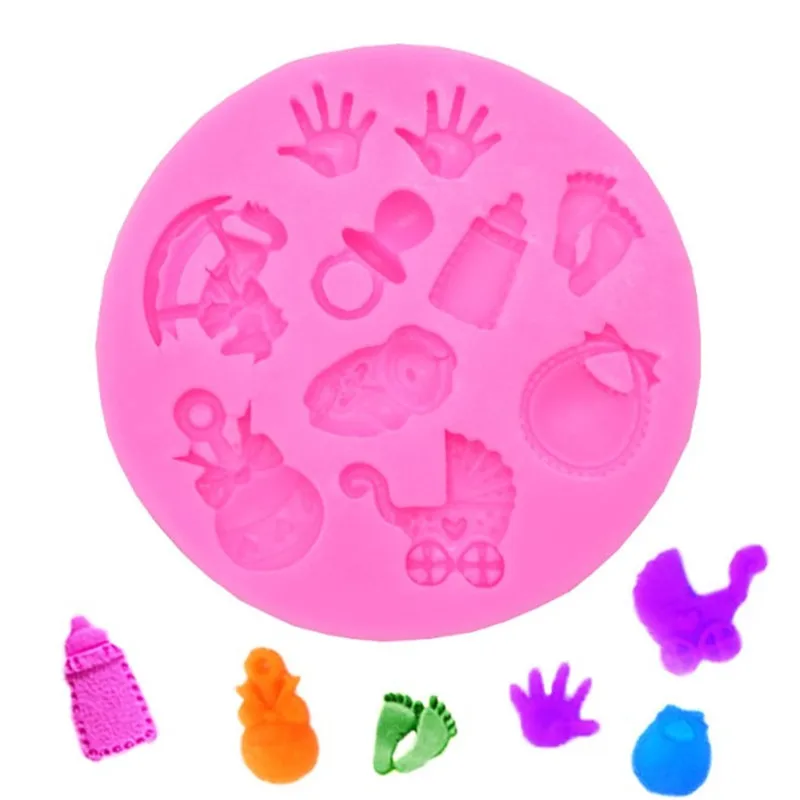 4YANG Baby Shower Party Stroller Hand Bottle Trojan Shape 3D Fondant Cake Silicone Mold Kitchen Candy Cupcake Decoration Tools
4YANG Baby Shower Party Stroller Hand Bottle Trojan Shape 3D Fondant Cake Silicone Mold Kitchen Candy Cupcake Decoration Tools