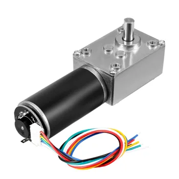 UXCELL DC 24V 222RPM 8Kg.cm Self-Locking Worm Gear Motor With Encoder And Cable Silver Tone High Quality
UXCELL DC 24V 222RPM 8Kg.cm Self-Locking Worm Gear Motor With Encoder And Cable Silver Tone High Quality