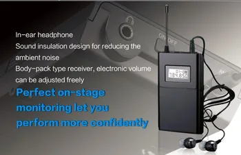 TAKSTAR WPM-200 single receiving (including earphone) Professional Wireless Monitor System receiver
TAKSTAR WPM-200 single receiving (including earphone) Professional Wireless Monitor System receiver