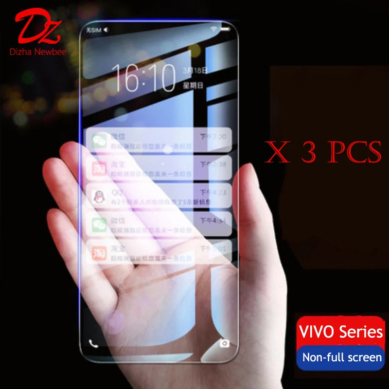 3pcs Screen Protector non-full screen 9H ARC glass for Vivo X9s Plus X20 X21 X21i Tempered glass Film
3pcs Screen Protector non-full screen 9H ARC glass for Vivo X9s Plus X20 X21 X21i Tempered glass Film