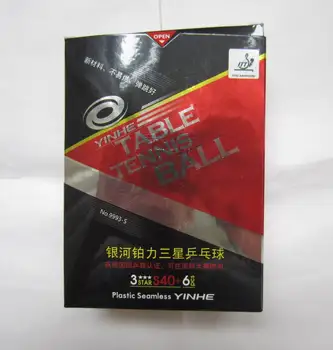 Original Yinhe the milky way S40+ table tennis ball 3 stars new material seamless official ball for table tennis rackets game
Original Yinhe the milky way S40+ table tennis ball 3 stars new material seamless official ball for table tennis rackets game