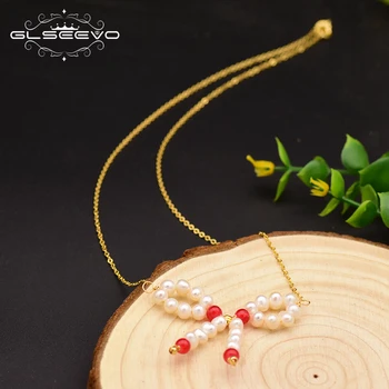 GLSEEVO Bow Pendant Necklaces For Mom Women Anniversary Fresh Water Pearl Trendy Mom Necklace 925 Jewelry Collana Fiocco GN0089
GLSEEVO Bow Pendant Necklaces For Mom Women Anniversary Fresh Water Pearl Trendy Mom Necklace 925 Jewelry Collana Fiocco GN0089
