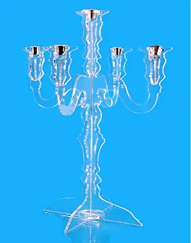 European Clear Acrylic Candle Holder ,PlexiglassTea Light Candelabra chandelier With 5 Cups For Wedding,Party,Festival ,Christma
European Clear Acrylic Candle Holder ,PlexiglassTea Light Candelabra chandelier With 5 Cups For Wedding,Party,Festival ,Christma