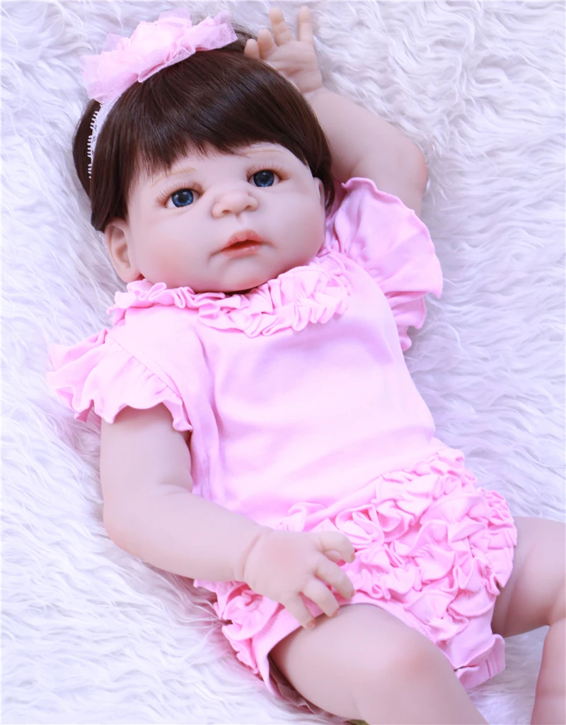 Bebes reborn23" NPK completa silicone reborn baby dolls fashion Victoria girl babies alive bonecas child play house toy bonecas
Bebes reborn23" NPK completa silicone reborn baby dolls fashion Victoria girl babies alive bonecas child play house toy bonecas