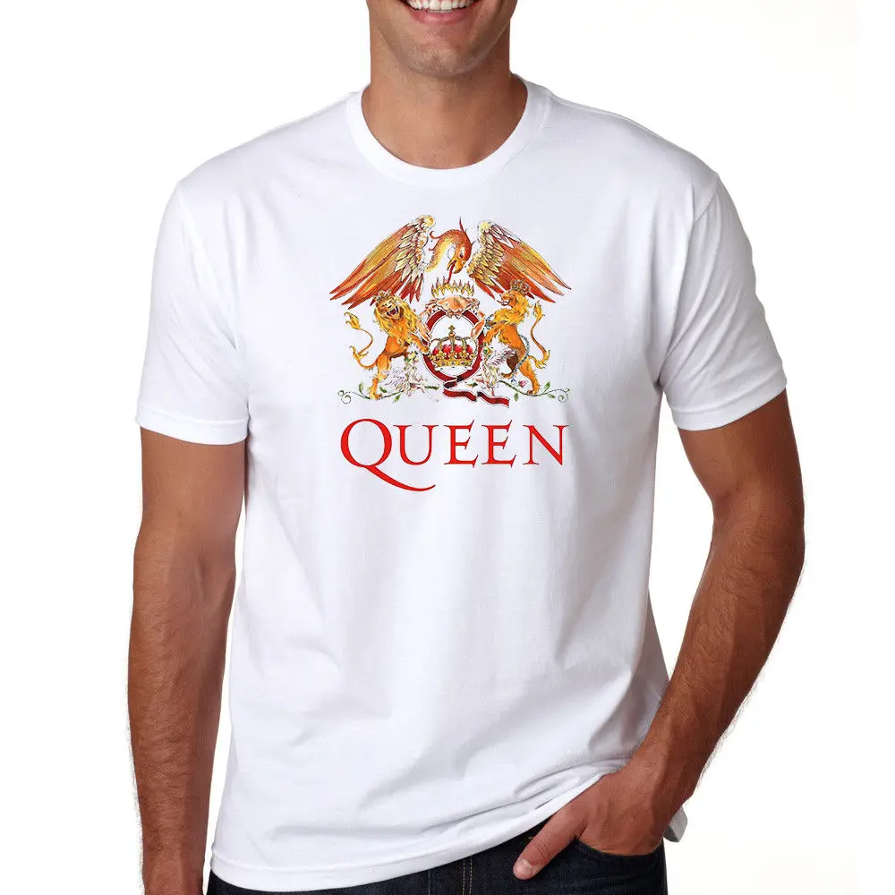 Queen Tee British Hard Rock Band S-3XL T-Shirt Freddie Mercury for Man Hipster O-Neck Causal Cool Tops Simple
Queen Tee British Hard Rock Band S-3XL T-Shirt Freddie Mercury for Man Hipster O-Neck Causal Cool Tops Simple
