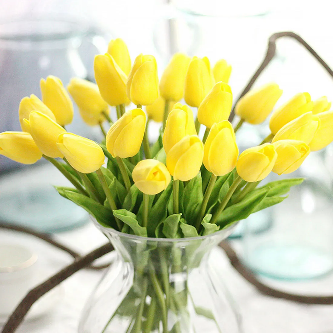 Wedding Decorations Flowers 1PC Simulation Artificial Tulips 12 Colors Artificial Flowers for Spring PU Fake Flowers 
Wedding Decorations Flowers 1PC Simulation Artificial Tulips 12 Colors Artificial Flowers for Spring PU Fake Flowers