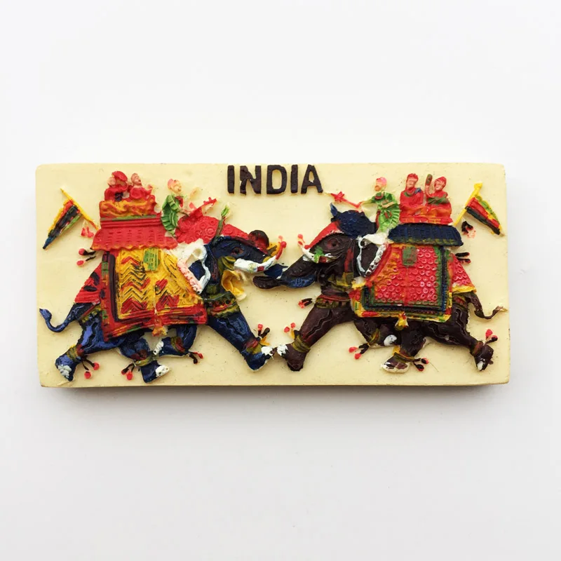 Lychee Life India Elephant Fridge Magnets Hand-painted Refrigerator Magnetic Sticker Home Decoration Travel Souvenirs
Lychee Life India Elephant Fridge Magnets Hand-painted Refrigerator Magnetic Sticker Home Decoration Travel Souvenirs