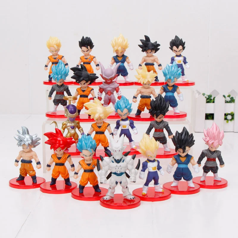 21pcs/set anime Dragon Ball Z Mini son goku Vegeta Gohan Dragon Ball super Saiyan Figure Toy Model Collection Kid Toy gift
21pcs/set anime Dragon Ball Z Mini son goku Vegeta Gohan Dragon Ball super Saiyan Figure Toy Model Collection Kid Toy gift