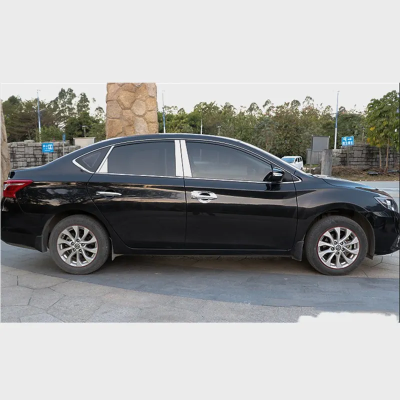 Car styling stainless steel window chrome pillar posts cover trim molding garnish 8 pcs fit for Nissan sylphy
Car styling stainless steel window chrome pillar posts cover trim molding garnish 8 pcs fit for Nissan sylphy