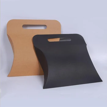 27x19.5x6cm DIY Kraft Large Pillow Wedding Favor Candy Boxes Gift Bag Vintage Black Brown Craft Paper Gift Box
27x19.5x6cm DIY Kraft Large Pillow Wedding Favor Candy Boxes Gift Bag Vintage Black Brown Craft Paper Gift Box