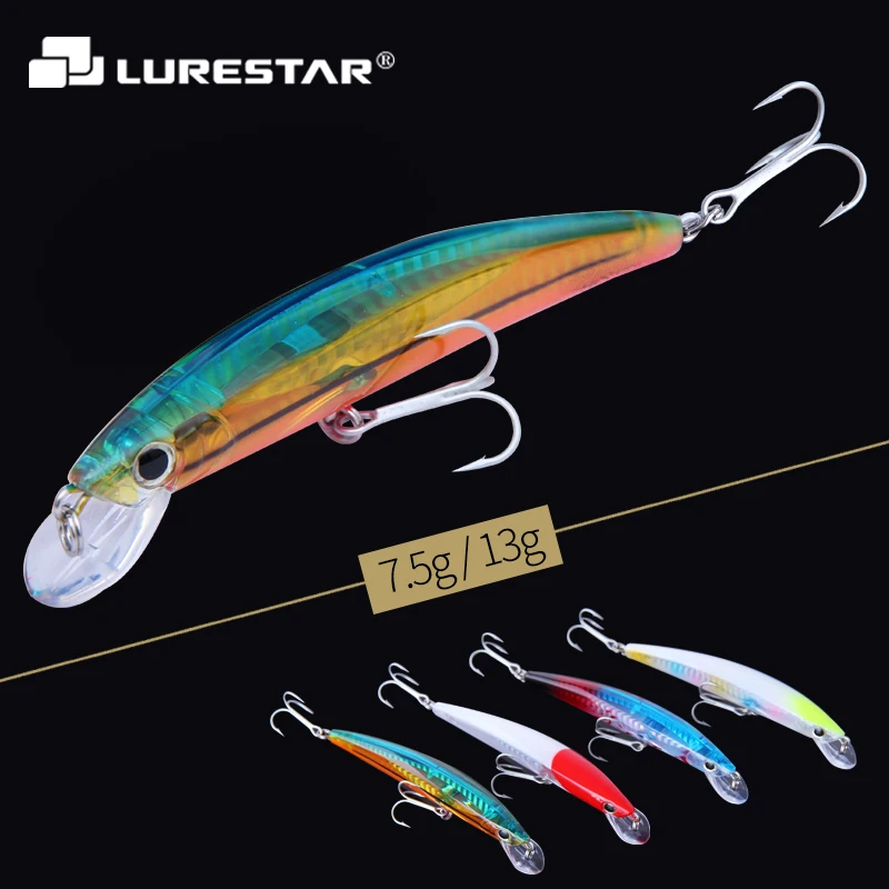 7.5g/13g 90mm/110mm Floating Minnow Fishing Bait Japan Technology Fishing Lure Laser Painting Artificial Fishing Tackle
7.5g/13g 90mm/110mm Floating Minnow Fishing Bait Japan Technology Fishing Lure Laser Painting Artificial Fishing Tackle