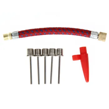 Portable 7Pcs Needle Valve Connector Bicycle Pump Adaptor Set Kit for Football Bicycle Practical Pump Cycling Accessories
Portable 7Pcs Needle Valve Connector Bicycle Pump Adaptor Set Kit for Football Bicycle Practical Pump Cycling Accessories
