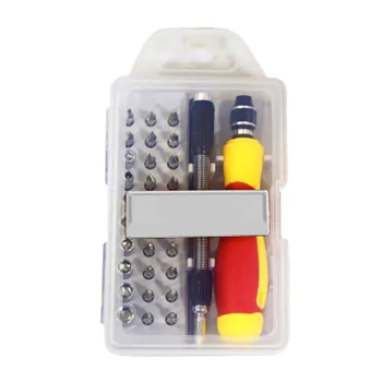 33pcs Multi-purpose Magnetic Screwdriver Set with Hex Cross Flat Star Screwdriver for Cell Phone PC
33pcs Multi-purpose Magnetic Screwdriver Set with Hex Cross Flat Star Screwdriver for Cell Phone PC
