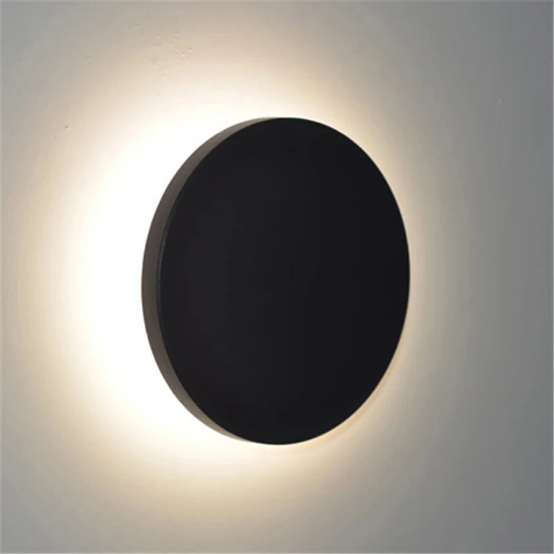 12W Creative Wall Light Aluminum Black Color Round Art Wall Lamp for Living Room Decoration Crafts Bedroom Lights Art Fixtures
12W Creative Wall Light Aluminum Black Color Round Art Wall Lamp for Living Room Decoration Crafts Bedroom Lights Art Fixtures