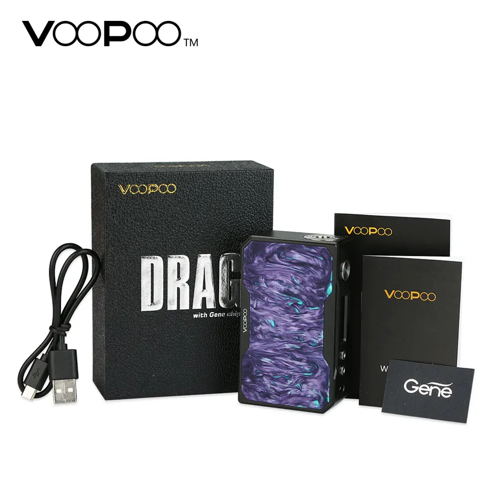 Original VOOPOO Black Drag Resin TC Box MOD Max 157W Output & Super US Gene.Fan Chip & 0.025s Firing E-cig Mod VS VOOPOO DRAG
Original VOOPOO Black Drag Resin TC Box MOD Max 157W Output & Super US Gene.Fan Chip & 0.025s Firing E-cig Mod VS VOOPOO DRAG