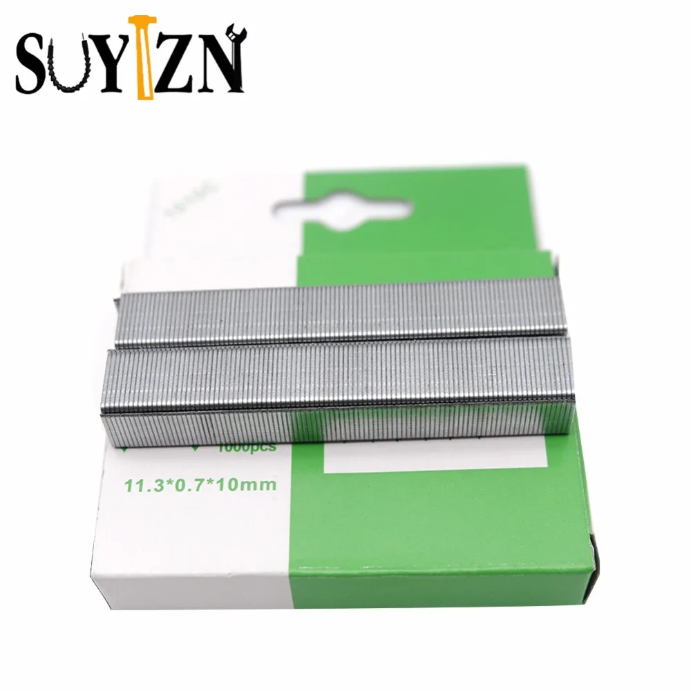SUYIZN 1010C Staples Size 11.3x10mm Staples For Stapler Stationary Office Bending Supplies Silver Grapas 1000Pcs ZK204
SUYIZN 1010C Staples Size 11.3x10mm Staples For Stapler Stationary Office Bending Supplies Silver Grapas 1000Pcs ZK204
