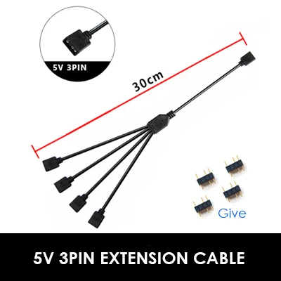 AURA DRGB 1TO 2/3/4 AURA 5V 3PIN expansion cable for MSI,ASUS motherboard ,double female 3PIN port ,Spliter,VDG gigabyte cable
AURA DRGB 1TO 2/3/4 AURA 5V 3PIN expansion cable for MSI,ASUS motherboard ,double female 3PIN port ,Spliter,VDG gigabyte cable