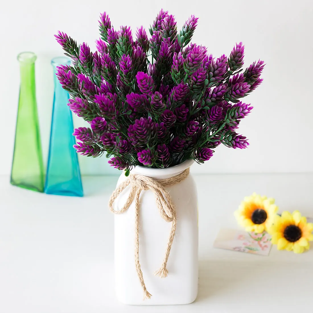 7 branch/bouquet silk fake Green plant simulation milan artificial grass with leaf Setting wall decoration flower accessories
7 branch/bouquet silk fake Green plant simulation milan artificial grass with leaf Setting wall decoration flower accessories