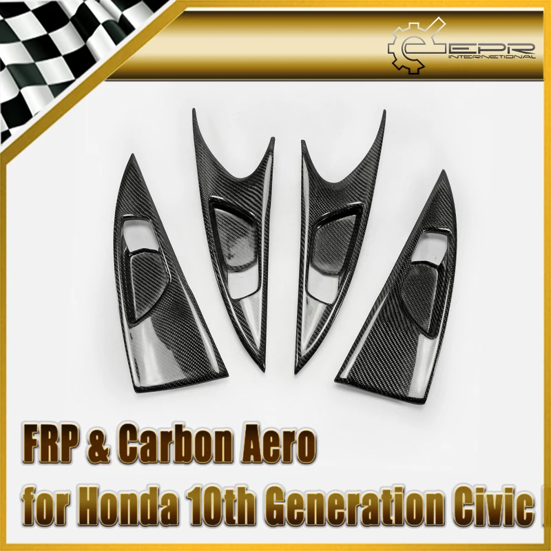 Car Accessories For Civic FC 10th Generation Carbon Fiber Inner Door Pull Surround LHD Glossy Fibre Interior Trim Cover Body Kit
Car Accessories For Civic FC 10th Generation Carbon Fiber Inner Door Pull Surround LHD Glossy Fibre Interior Trim Cover Body Kit