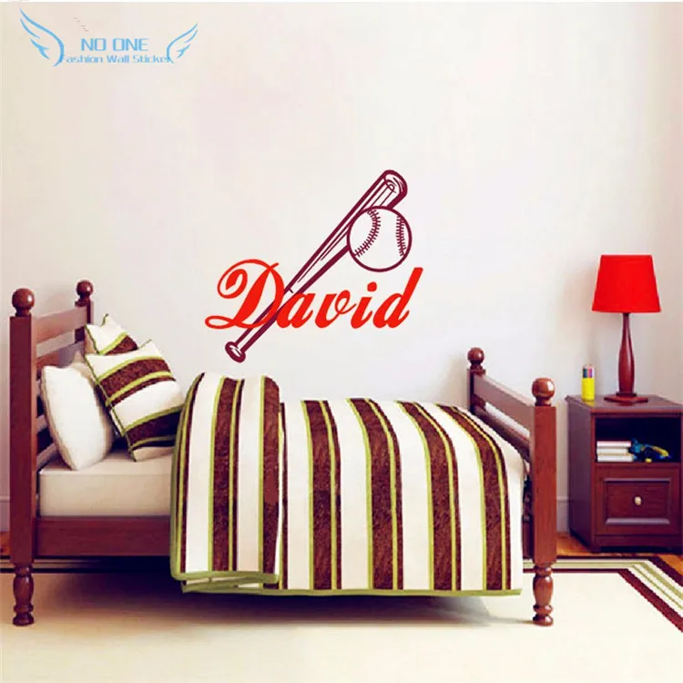 Baseball Decals Vinyl Wall Sticker Home Decor Personalized Custom Name Baseball Decor Sports Mural Children Boys Room Decoration
Baseball Decals Vinyl Wall Sticker Home Decor Personalized Custom Name Baseball Decor Sports Mural Children Boys Room Decoration
