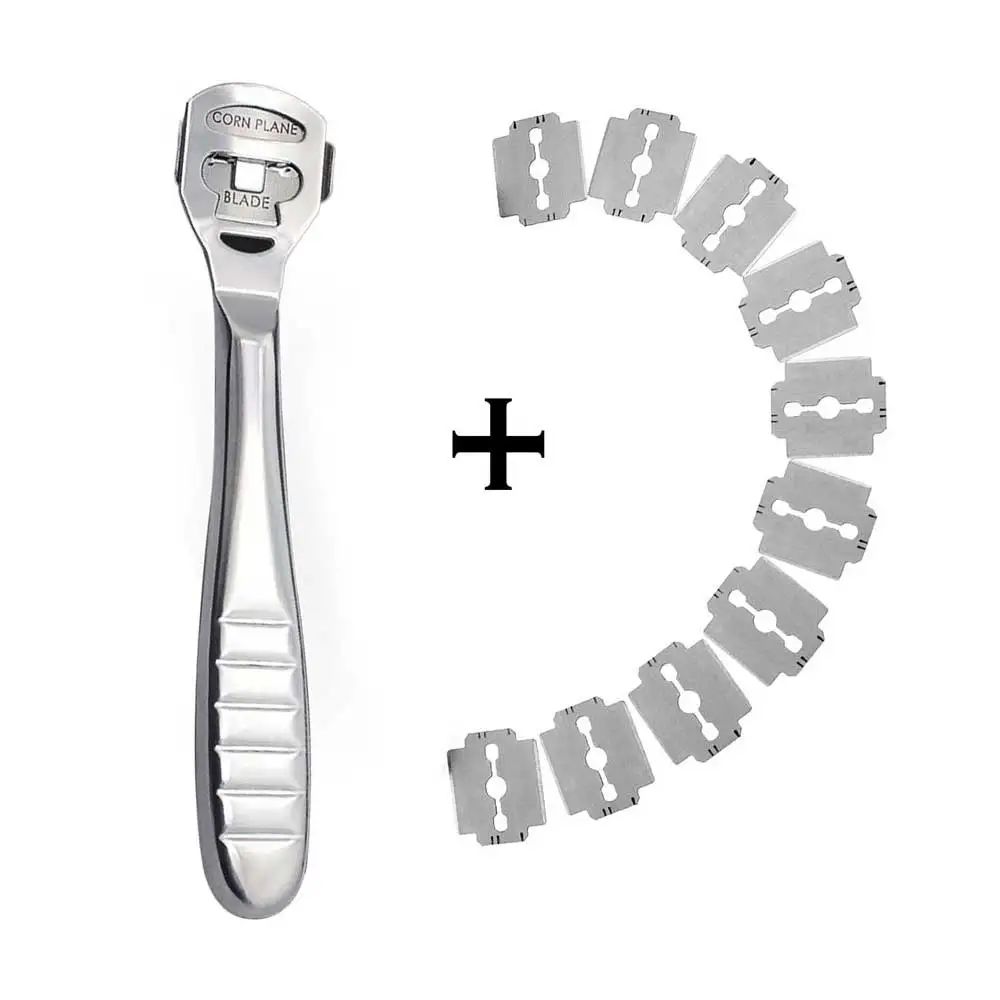 Dighealth Stainless Steel Foot Scraper Callus Skin File Dead Skin Remover Foot rasp 14.5 cm +10 Free Carbon Steel Blades
Dighealth Stainless Steel Foot Scraper Callus Skin File Dead Skin Remover Foot rasp 14.5 cm +10 Free Carbon Steel Blades