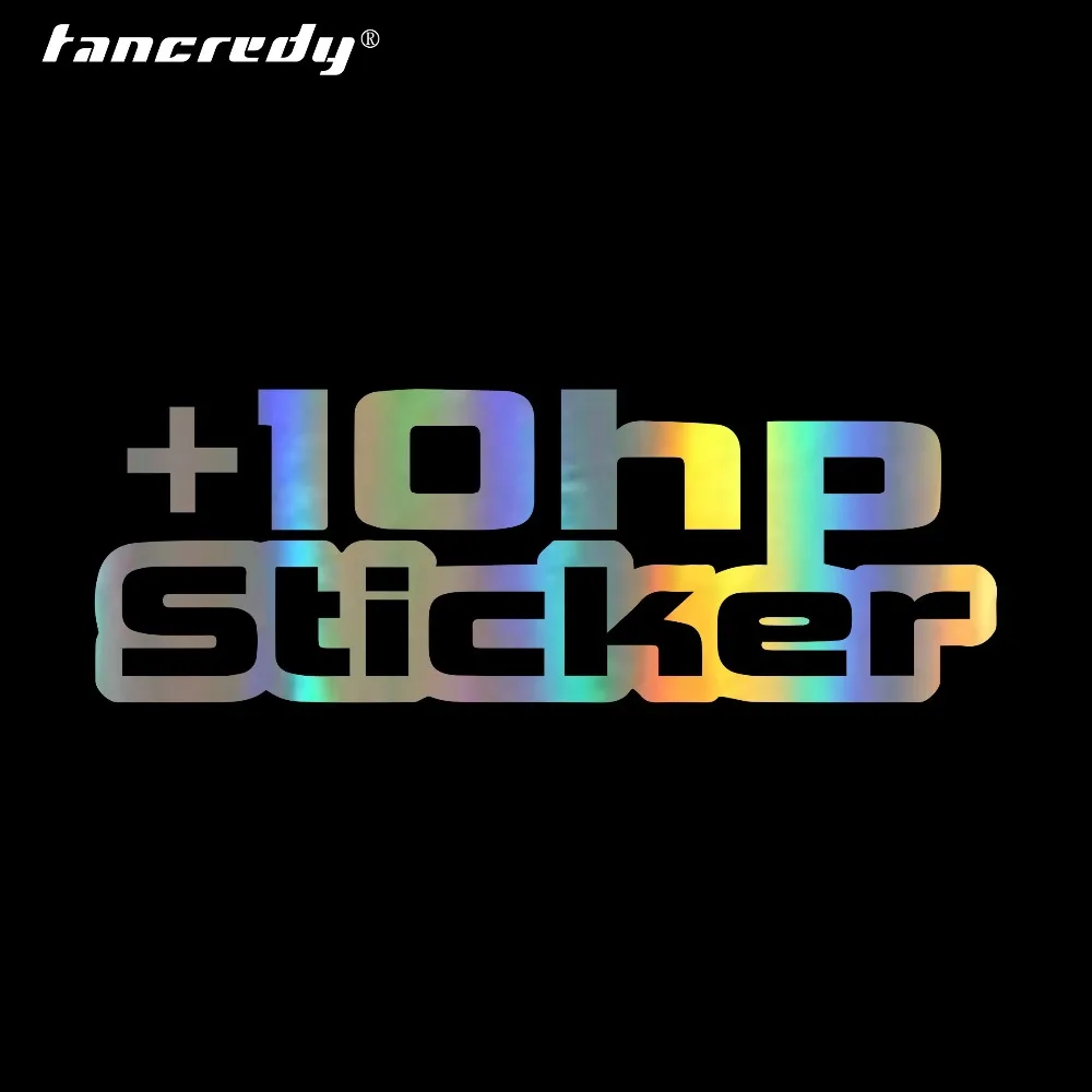 New 16.9*5.9CM High Quality +10 HP Car Stickers and Decals Car Styling Car Decal Bumper Sticker Auto Waterproof Vinyl Sticker
New 16.9*5.9CM High Quality +10 HP Car Stickers and Decals Car Styling Car Decal Bumper Sticker Auto Waterproof Vinyl Sticker