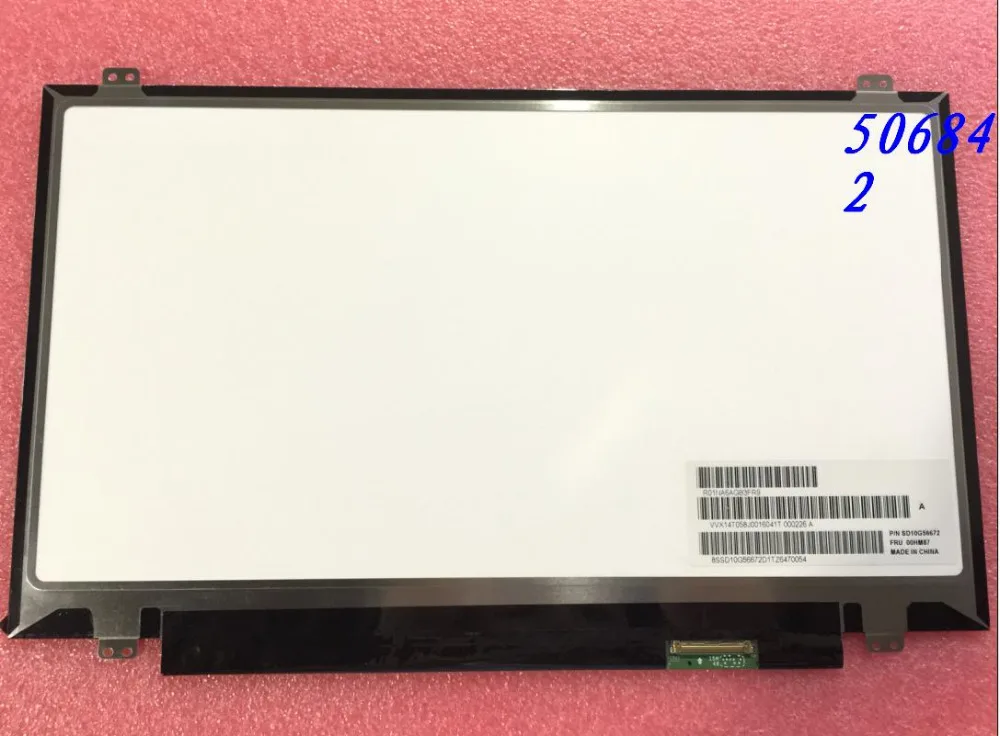 Светодиодный экран для ноутбука 14,0 дюйма VVX14T058J00 FRU 00HM87 3K 2560*1440 для len0vo Thinkpad VVX14T058J001
Светодиодный экран для ноутбука 14,0 дюйма VVX14T058J00 FRU 00HM87 3K 2560*1440 для len0vo Thinkpad VVX14T058J001