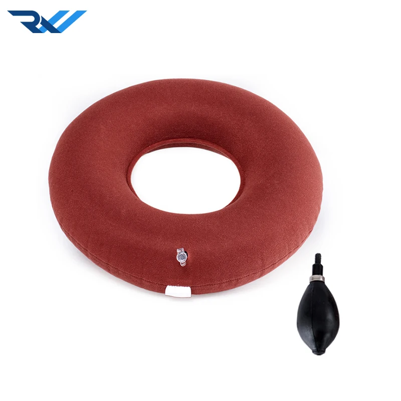 Medical PVC round air cushion shock absorbing wheelchair seat inflatable with hole for travel home care
Medical PVC round air cushion shock absorbing wheelchair seat inflatable with hole for travel home care