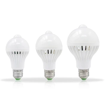 LED PIR Motion Sensor Lamp E27 5W 7W 9W Automatic ON/OFF LED Bulb Light Sensitive Human Body Movement Detector Night Lights
LED PIR Motion Sensor Lamp E27 5W 7W 9W Automatic ON/OFF LED Bulb Light Sensitive Human Body Movement Detector Night Lights