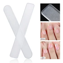 Durable professionnel Nano Verre Tampon À Ongles Fichier Tête Manucure Fichiers Nail Art Verre Tampon Polissage Granding Fichier De Polissage Kit(China)