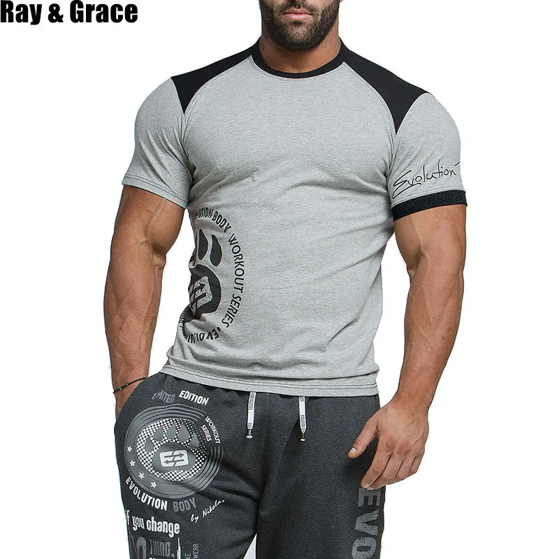 RAY GRACE Running T-shirt Quick Dry Shirt Gym Fitness Workout Training Breathable Elastic Short Sleeve Cotton Jogging Shirts
RAY GRACE Running T-shirt Quick Dry Shirt Gym Fitness Workout Training Breathable Elastic Short Sleeve Cotton Jogging Shirts
