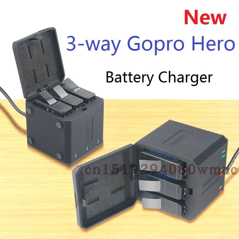 3-Way Battery Charger LED Charging Box Carry Case Battery Housing for GoPro Hero 5 6 7 Black Hero 6 5 Accessories Battery Case
3-Way Battery Charger LED Charging Box Carry Case Battery Housing for GoPro Hero 5 6 7 Black Hero 6 5 Accessories Battery Case