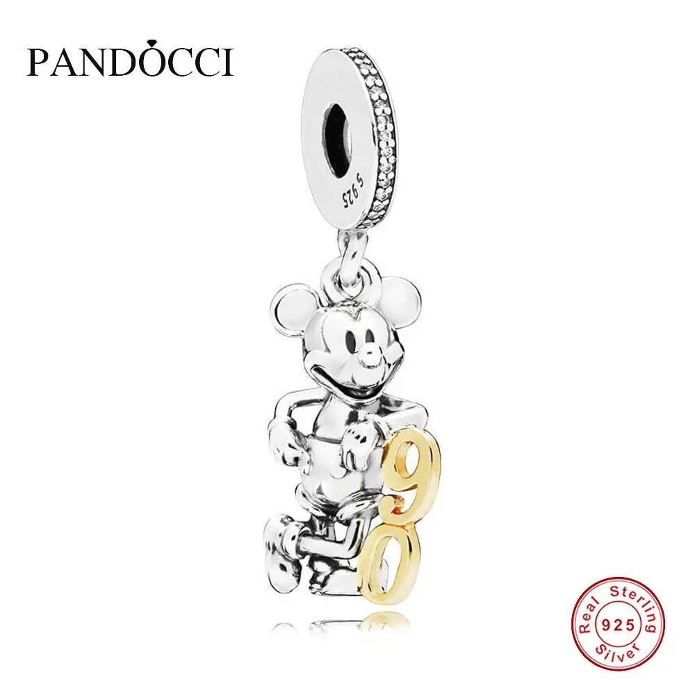 925 Sterling Silver Mickey's 90th Anniversary Limited Edition Charm Original Jewelry DIY Making Fits For Bracelets PANDOCCI
925 Sterling Silver Mickey's 90th Anniversary Limited Edition Charm Original Jewelry DIY Making Fits For Bracelets PANDOCCI