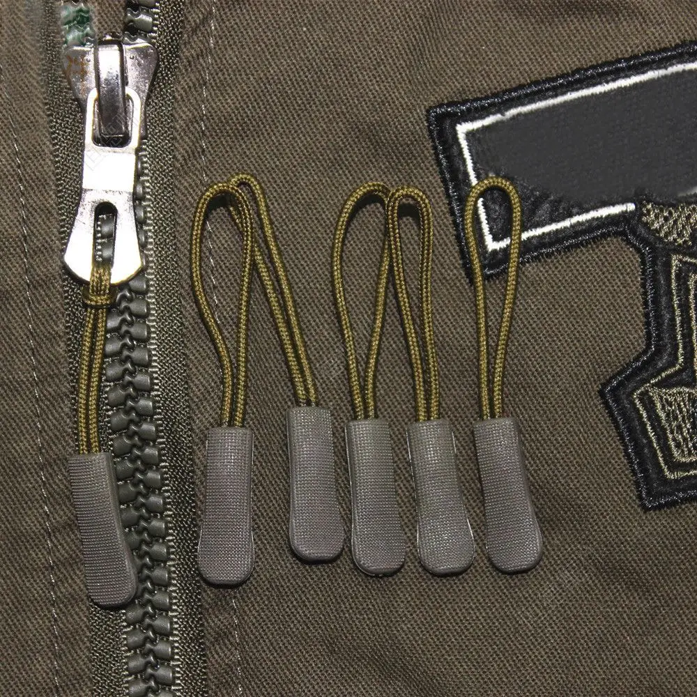 20Pcs Zipper Pulls Puller End Fit Rope Plastic Zipper Rope DIY Sewing Bag Clthes Accessories
20Pcs Zipper Pulls Puller End Fit Rope Plastic Zipper Rope DIY Sewing Bag Clthes Accessories